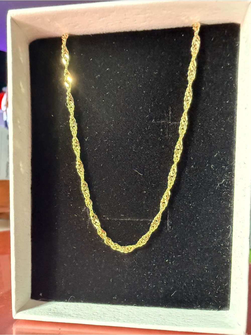 Gold Rope Chain Necklace - Women Jewelry